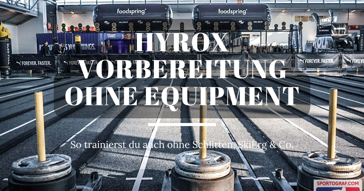 Sled Pull Station beim HYROX Event kurz vor dem Start.